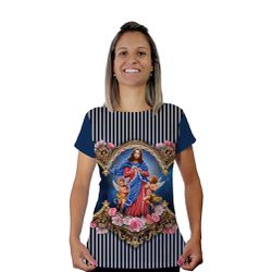 Baby Look-N.Sª Desatadora dos Nós.BLA383 - BLA383 - Face de Cristo | Moda Cristã