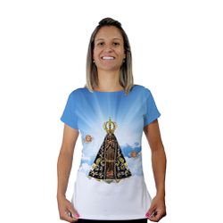 Baby Look-N.Sª Aparecida.BLA045 - BLA045 - Face de Cristo | Moda Cristã