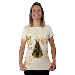 Baby Look-N.Sª Aparecida.BLA048 - BLA048 - Face de Cristo | Moda Cristã