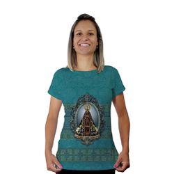 Baby Look-N.Sª Aparecida.BLA050 - BLA050 - Face de Cristo | Moda Cristã