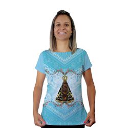 Baby Look-N.Sª Aparecida.BLA053 - BLA053 - Face de Cristo | Moda Cristã