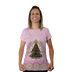 Baby Look-N.Sª Aparecida.BLA082 - BLA082 - Face de Cristo | Moda Cristã