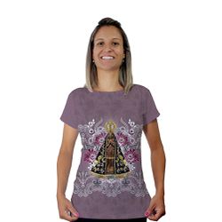 Baby Look-N.Sª Aparecida.BLA270 - BLA270 - Face de Cristo | Moda Cristã