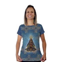 Baby Look-N.Sª Aparecida.BLA346 - BLA346 - Face de Cristo | Moda Cristã