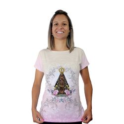 Baby Look-N.Sª Aparecida.BLA347 - BLA347 - Face de Cristo | Moda Cristã