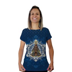 Baby Look-N.Sª Aparecida.BLA348 - BLA348 - Face de Cristo | Moda Cristã