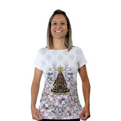 Baby Look-N.Sª Aparecida.BLA349 - BLA349 - Face de Cristo | Moda Cristã
