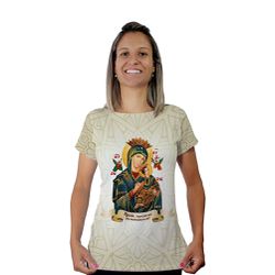 Baby Look-N.Sª Perpétuo Socorro.BLA033 - BLA033 - Face de Cristo | Moda Cristã