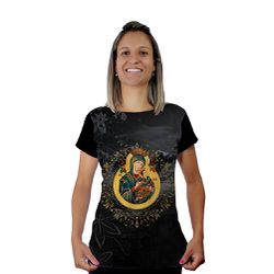 Baby Look-N.Sª Perpétuo Socorro.BLA098 - BLA098 - Face de Cristo | Moda Cristã