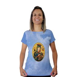 Baby Look-N.Sª Perpétuo Socorro.BLA227 - BLA227 - Face de Cristo | Moda Cristã