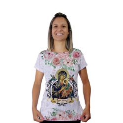 Baby Look-N.Sª Perpétuo Socorro.BLA329 - BLA329 - Face de Cristo | Moda Cristã
