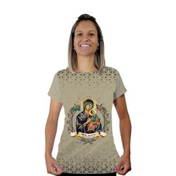 Baby Look-N.Sª Perpétuo Socorro.BLA334 - BLA334 - Face de Cristo | Moda Cristã