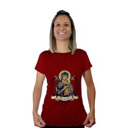 Baby Look-N.Sª Perpétuo Socorro.BLA335 - BLA335 - Face de Cristo | Moda Cristã