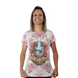 Baby Look-N.Sªde Fátima Pastorinho.BLA188 - BLA188 - Face de Cristo | Moda Cristã