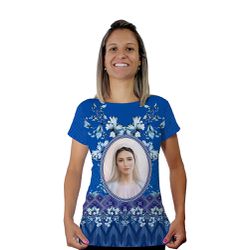 Baby Look-Rainha da Paz.BLA219 - BLA219 - Face de Cristo | Moda Cristã