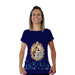 Baby Look-Sagrada Família.BLA359 - BLA359 - Face de Cristo | Moda Cristã