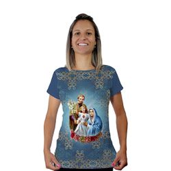 Baby Look-Sagrada Família.BLA390 - BLA390 - Face de Cristo | Moda Cristã