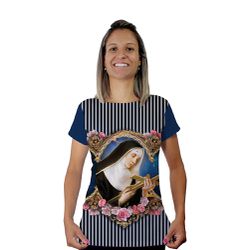 Baby Look-Santa Rita.BLA367 - BLA367 - Face de Cristo | Moda Cristã