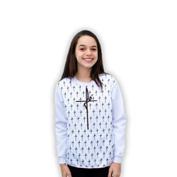 Blusa Moletom-Juvenil-Fé-Fezinha.MTJ286 - MTJ286 - Face de Cristo | Moda Cristã