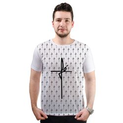 Camiseta-Fé-Fézinha.GCA716 - GCA716 - Face de Cristo | Moda Cristã