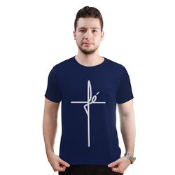 Camiseta-Fé.GCA711 - GCA711 - Face de Cristo | Moda Cristã