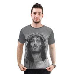 Camiseta-Jesus Coroa de Espinhos.GCA695 - GCA695 - Face de Cristo | Moda Cristã