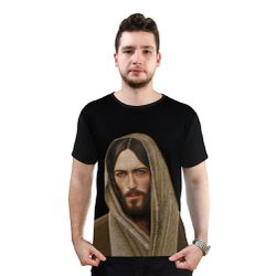 Camiseta-Jesus Cristo Manto.GCA694 - GCA694 - Face de Cristo | Moda Cristã