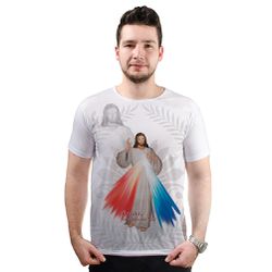 Camiseta-Jesus Misericordioso.GCA790 - GCA790 - Face de Cristo | Moda Cristã