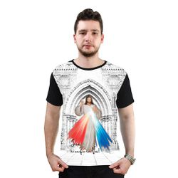 Camiseta-Jesus Misericordioso.GCA792 - GCA792 - Face de Cristo | Moda Cristã