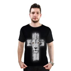 Camiseta-Leão de Juda.GCA767 - GCA767 - Face de Cristo | Moda Cristã