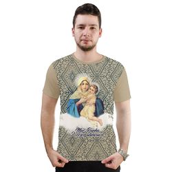 Camiseta-Mãe Rainha.GCA727 - GCA727 - Face de Cristo | Moda Cristã