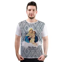 Camiseta-Mãe Rainha.GCA728 - GCA728 - Face de Cristo | Moda Cristã