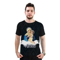 Camiseta-Mãe Rainha.GCA731 - GCA731 - Face de Cristo | Moda Cristã