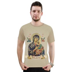 Camiseta-N.Sª Perpétuo Socorro.GCA665 - GCA665 - Face de Cristo | Moda Cristã