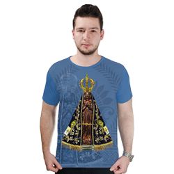 Camiseta-N.Sª Aparecida.GCA630 - GCA630 - Face de Cristo | Moda Cristã