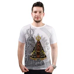 Camiseta-N.Sª Aparecida.GCA677 - GCA677 - Face de Cristo | Moda Cristã