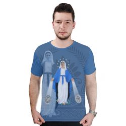 Camiseta-Medalhas Milagrosas N.Sª Graças.GCA754 - GCA754 - Face de Cristo | Moda Cristã