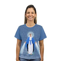 Camiseta-N.Sª das Graças.GCA185 - GCA185 - Face de Cristo | Moda Cristã