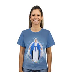 Camiseta-N.Sª das Graças.GCA194 - GCA194 - Face de Cristo | Moda Cristã