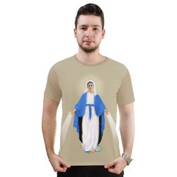Camiseta-N.Sª das Graças.GCA702 - GCA702 - Face de Cristo | Moda Cristã
