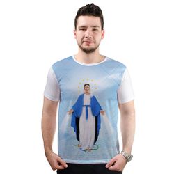 Camiseta-N.Sª das Graças.GCA814 - GCA814 - Face de Cristo | Moda Cristã