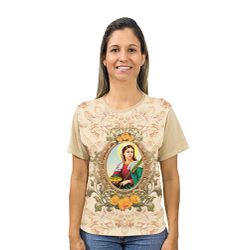 Camiseta-Santa Luzia.GCA182 - GCA182 - Face de Cristo | Moda Cristã