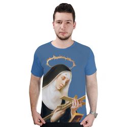 Camiseta-Santa Rita.GCA725 - GCA725 - Face de Cristo | Moda Cristã