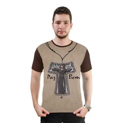 Camiseta-São Francisco.GCA799 - GCA799 - Face de Cristo | Moda Cristã