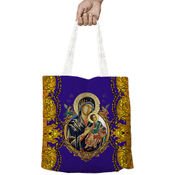 Bolsa Nossa Senhora Perpétuo socorro - BOL4008 - Face de Cristo | Moda Cristã