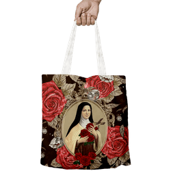 Bolsa Nossa Santa Terezinha - BOL485 - Face de Cristo | Moda Cristã