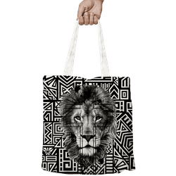 Bolsa Leão de Juda - BOL490 - Face de Cristo | Moda Cristã