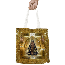 Bolsa Nossa Senhora de Aparecida - BOL4011 - Face de Cristo | Moda Cristã