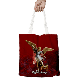 Bolsa São Miguel Arcanjo - BOL457 - Face de Cristo | Moda Cristã