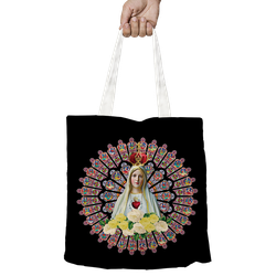 Bolsa Nossa Senhora de Fatíma - BOL030 - Face de Cristo | Moda Cristã
